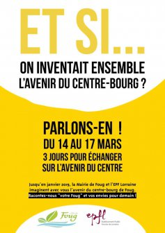 Et si on inventait ensemble l'avenir du Centre-Bourg?