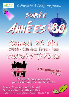 Soirée Années 80
